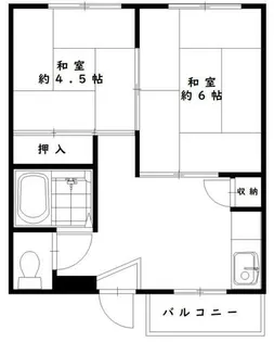 東和マンション【4階】の外観