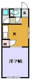 ヤングコーポ【103号室】の間取り
