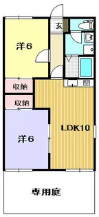 ヴィラエクセルA棟【1階】の間取り