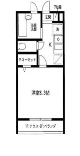 ミューズイン田原【2階】の間取り