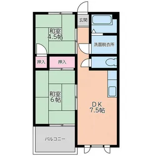 和歌山県海南市日方【マンション】の間取り