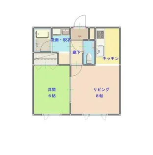 リバーサイド【2階】の間取り