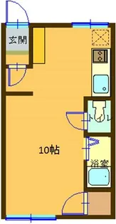 ハイツ栄【2階】の間取り