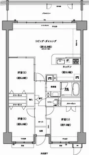 福岡県福岡市東区香椎照葉3丁目【マンション】の間取り