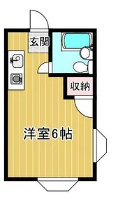 エレガンスハイツⅠ【106号室】の間取り