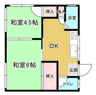 渡邉ハイツ【1階】の間取り