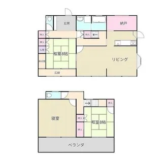愛知県名古屋市南区星宮町【一戸建】の間取り