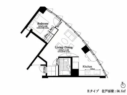 福岡芸術センター【11階】の間取り