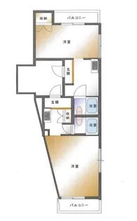 愛知県豊橋市羽田町【アパート】の間取り