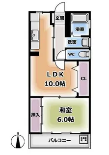 安井ハイツ【2階】の間取り