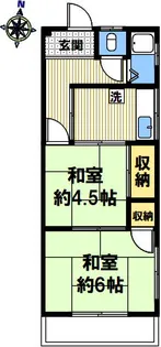 雅喜マンション【101号室】の間取り