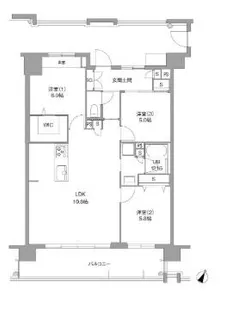 LaSante照葉オーシャンテラス【9階】の間取り