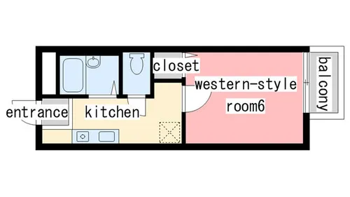 シャルマン淀【2階】の間取り