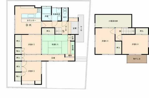 福岡県福岡市早良区内野5丁目【一戸建】の間取り
