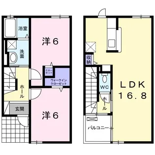 サンフローラ【102号室】の間取り