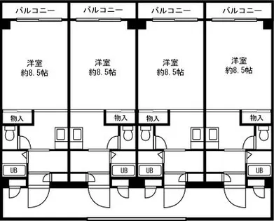 パークアベニュー【402号室】の間取り