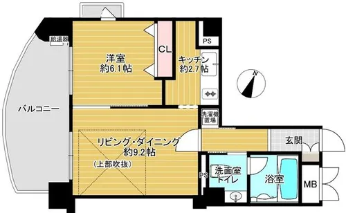 モモビル【504号室】の間取り