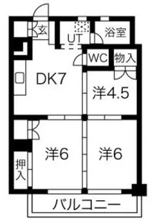 愛知県名古屋市東区矢田1丁目【マンション】の間取り