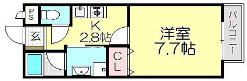 エスエスコーポⅡ【2階】の間取り