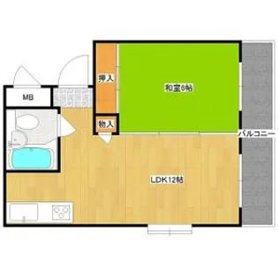 大産高宮ビル【4階】の間取り