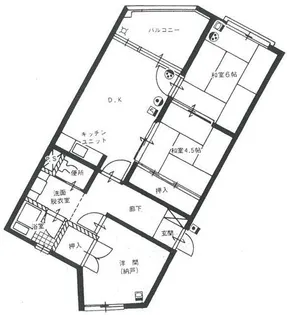大治ハイメゾン TO【3階】の間取り