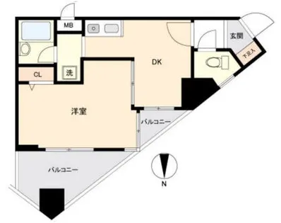 エスリード京都駅前【7階】の間取り