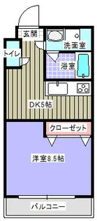 エスポアール 501号【501号室】の間取り