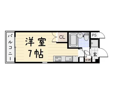 カルチェ・ブラン【2階】の間取り