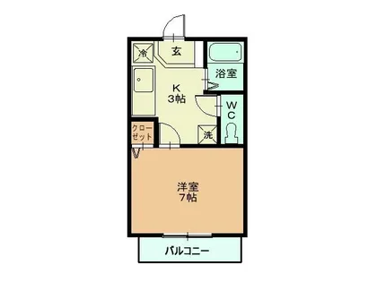 カンパーニュ出屋敷Ⅰ【2階】の間取り