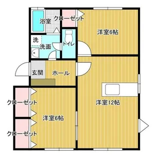 エスポワールホリⅠ【101号室】の間取り