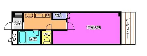 グレース東加古川【1階】の間取り