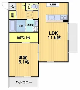京都府京都市西京区御陵谷町【マンション】の間取り