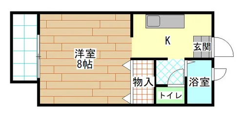 メゾン緑ヶ丘 Ⅱ【2階】の間取り