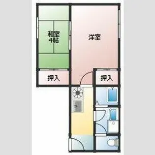 やまりゅうテナントビル【202号室】の間取り