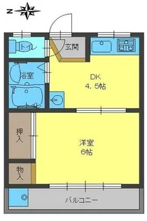 寺門ビル【2階】の間取り