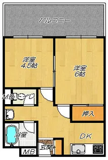 大政ビル3号館【4階】の間取り