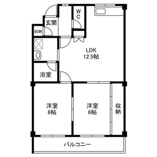 サンハイツ大下【302号室】の間取り