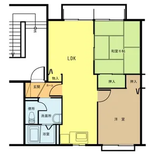 パークヒルコート【203号室】の間取り