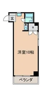 ハートイン名西【4C号室】の間取り