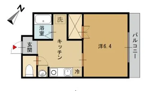 グレースF・C【1階】の間取り