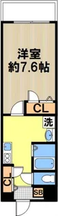 ラ・フォンテ三宮東【202号室】の間取り