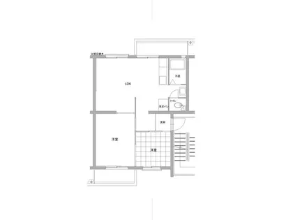 公社有野台住宅【7-408号室】の間取り