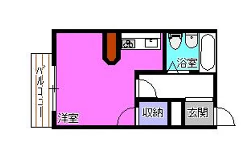ピアハイツ【2階】の間取り
