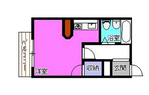ピアハイツ【2階】の間取り