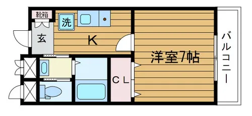 大阪府吹田市藤が丘町【アパート】の間取り