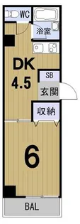 京都府京都市上京区河原町通荒神口上る宮垣町【マンション】の間取り