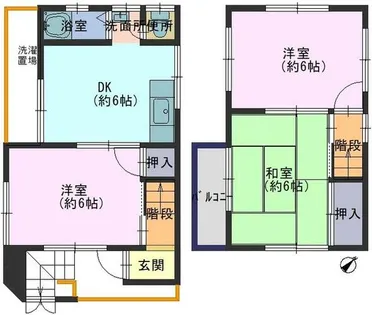 兵庫県神戸市垂水区東垂水2丁目【一戸建】の間取り