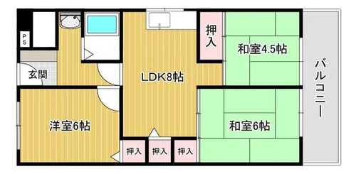 カサグレープ【2階】の間取り