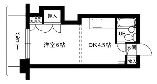 プラザハイツ24【10階】の間取り