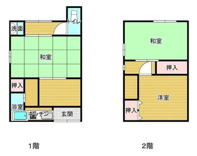 大阪府大阪市西淀川区大和田5丁目【一戸建】の間取り